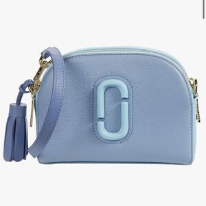Marc Jacobs Shutter Skyline Blue Color-block Leather Crossbody Bag